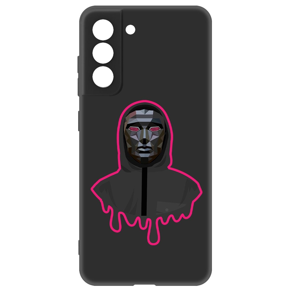 Чехол-накладка Krutoff Soft Case Игра в кальмара-Ведущий для Samsung Galaxy S21 FE черный