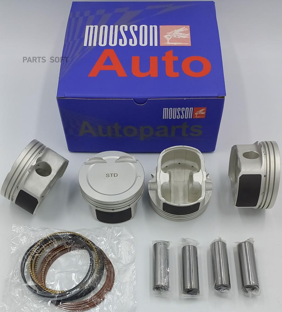 Поршень кольца комплект MOUSSON sprg4fcstd G4Fc G4Fa 11720₽