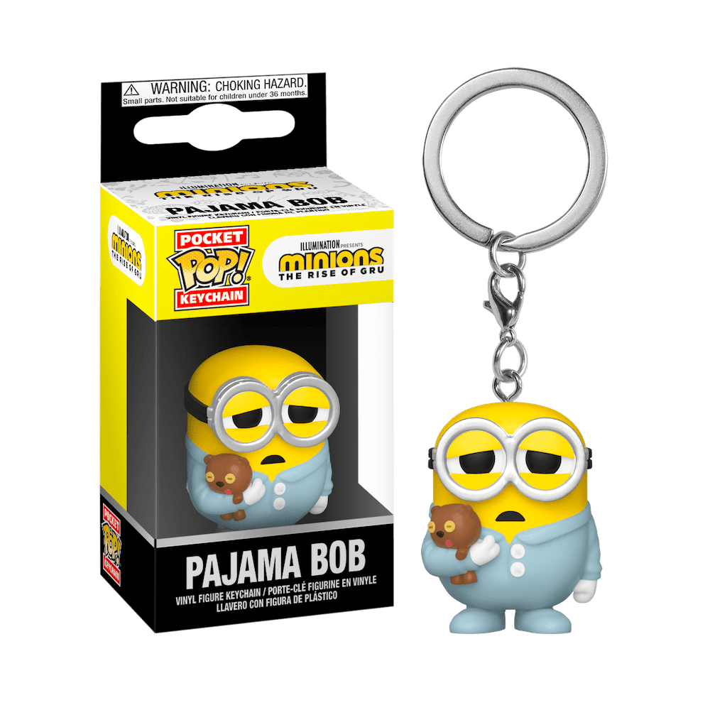 

Брелок Funko Pocket POP! Keychain: Minions 2: Pajama Bob, Разноцветный, Minions
