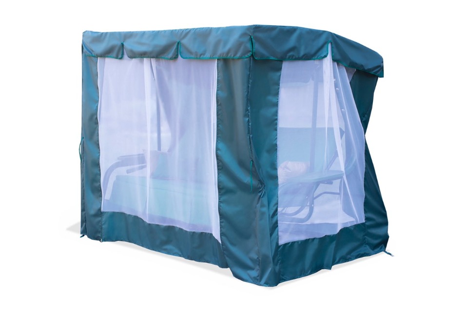 Тент-шатер для садовых качелей Fler Мастак Премиум 221х143х170 см зеленый