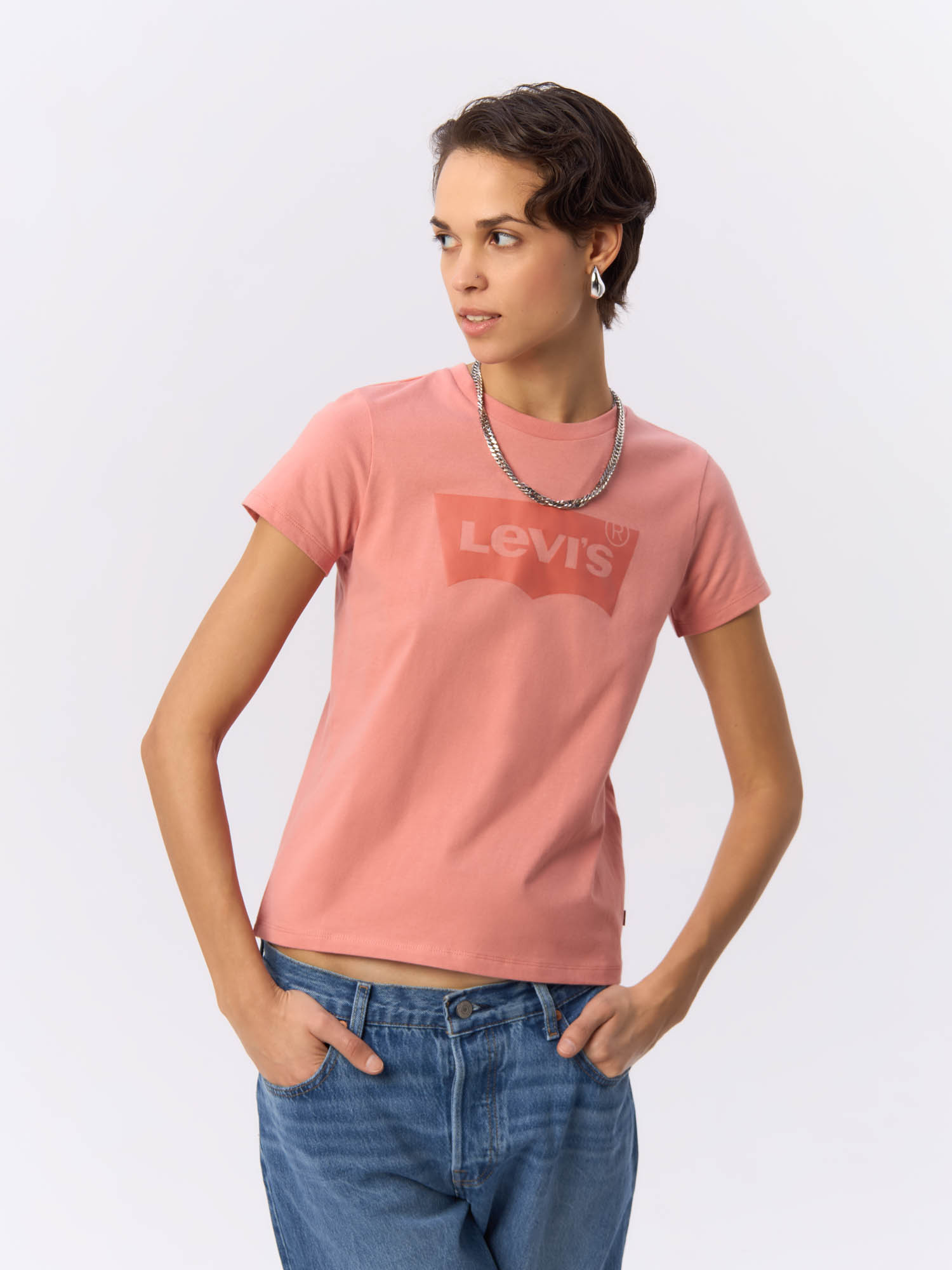 

Футболка женская Levi's 17369 розовая XS, Розовый, 17369-1