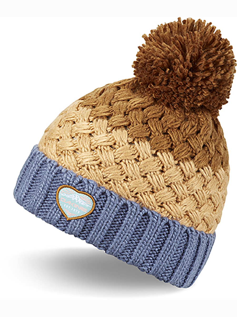 Шапка женская Dakine Emory Beanie, Ceramic/Caramel/Red Earth