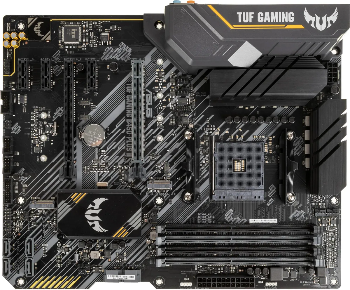 

Материнская плата со встроенным процессором ASUS TUF GAMING B450-Plus II (90MB1650-M0EAY0), TUF GAMING B450-Plus II