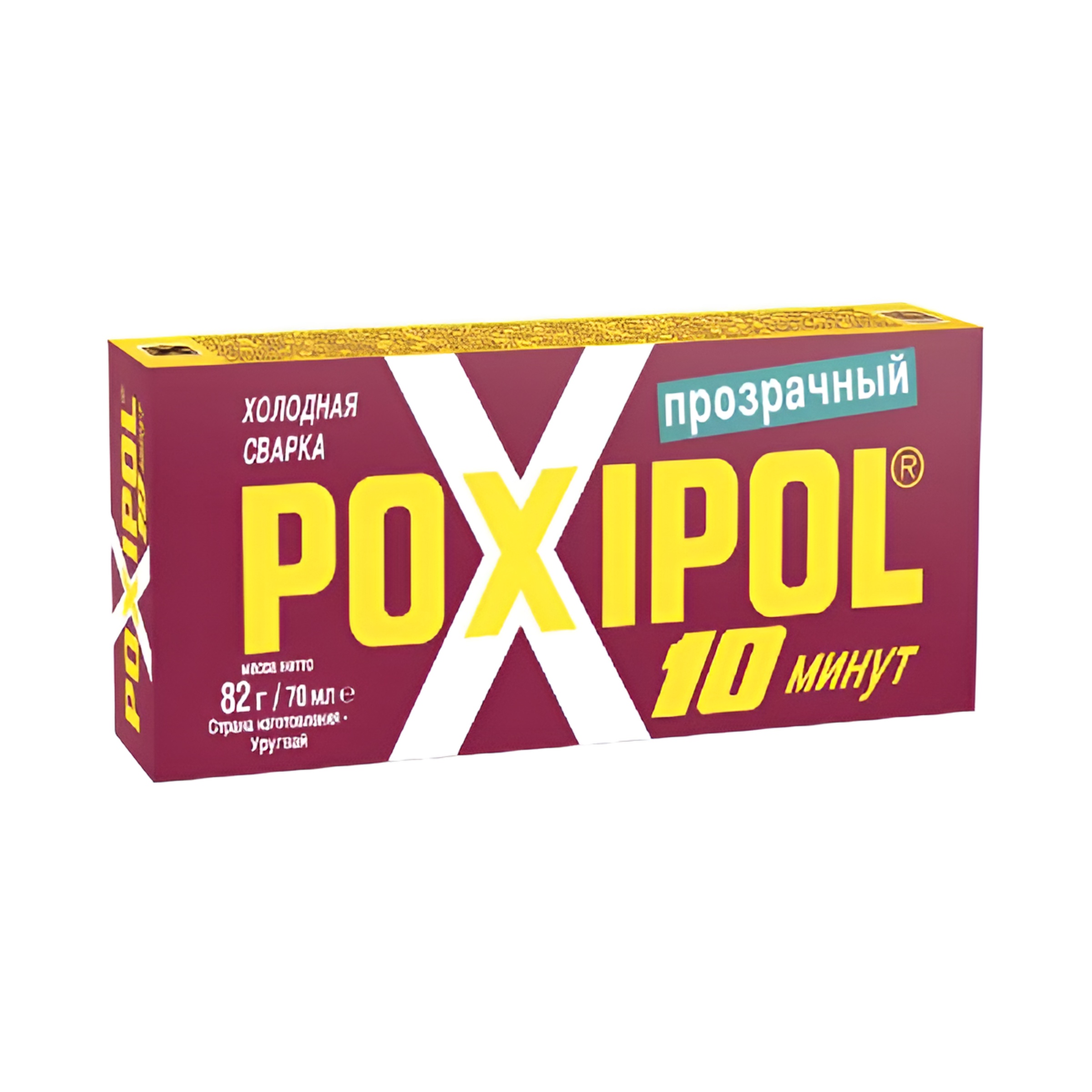 Сварка холодная 70мл прозрачная POXIPOL ST02080 2280₽