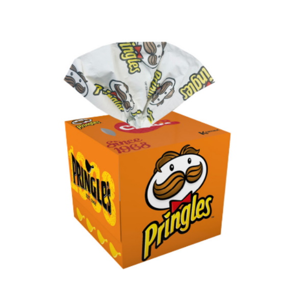 

Салфетки бумажные выдергушки Pringles с рисунком 3-х сл, 56 шт, World Cart, Разноцветный