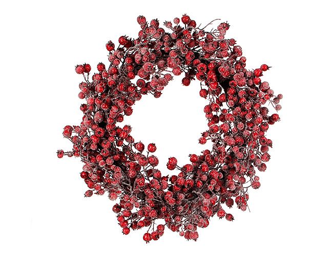 фото Новогодний венок edelman ягоды шиповника 153745-edelman 55 см