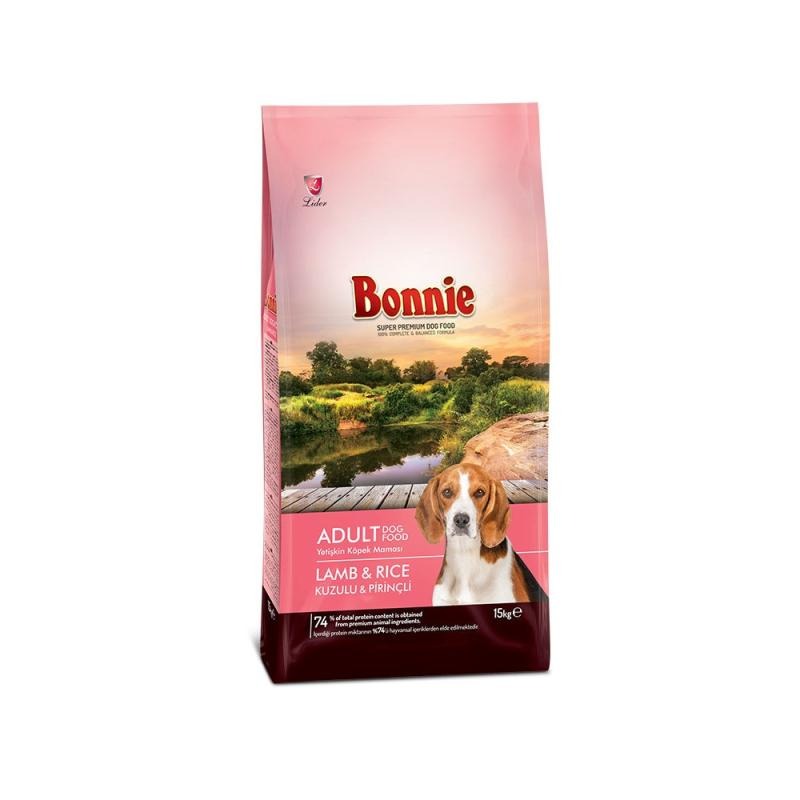 

БОННИ BONNIE сухой корм для собак ягненок с рисом 15 кг