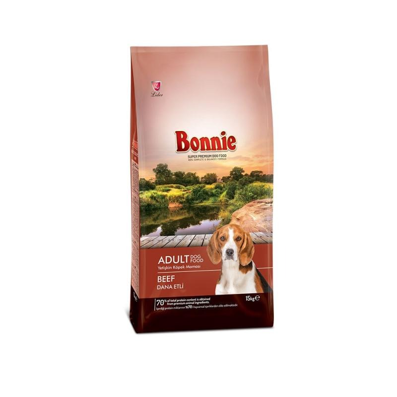 

БОННИ BONNIE сухой корм для собак с говядиной 15 кг