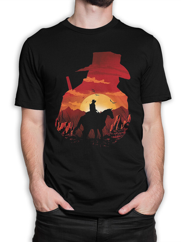 фото Футболка мужская design heroes red dead redemption черная xl