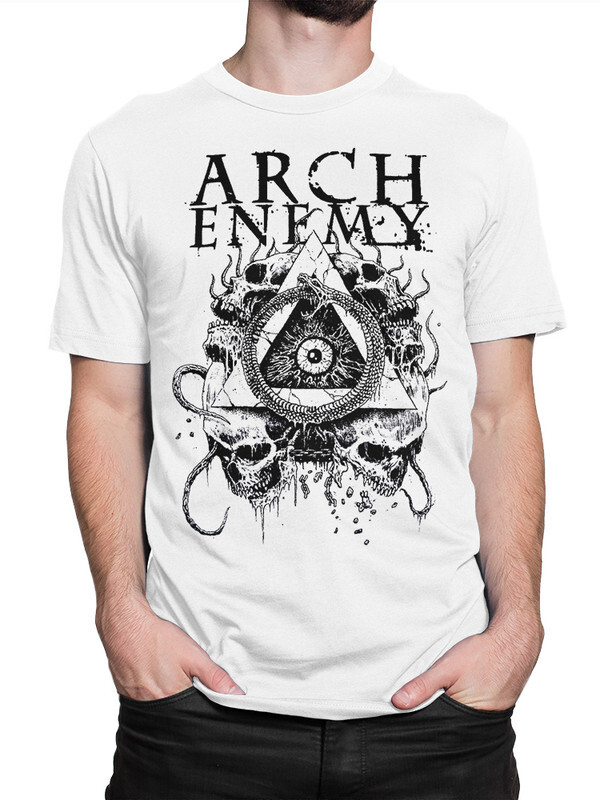 фото Футболка мужская design heroes arch enemy белая s