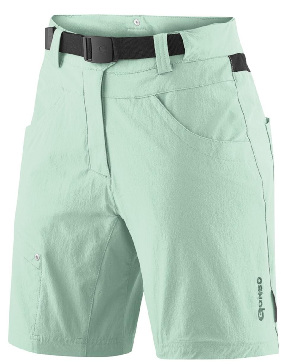 фото Спортивные шорты женские gonso mira da-bikeshort зеленые 42 eu