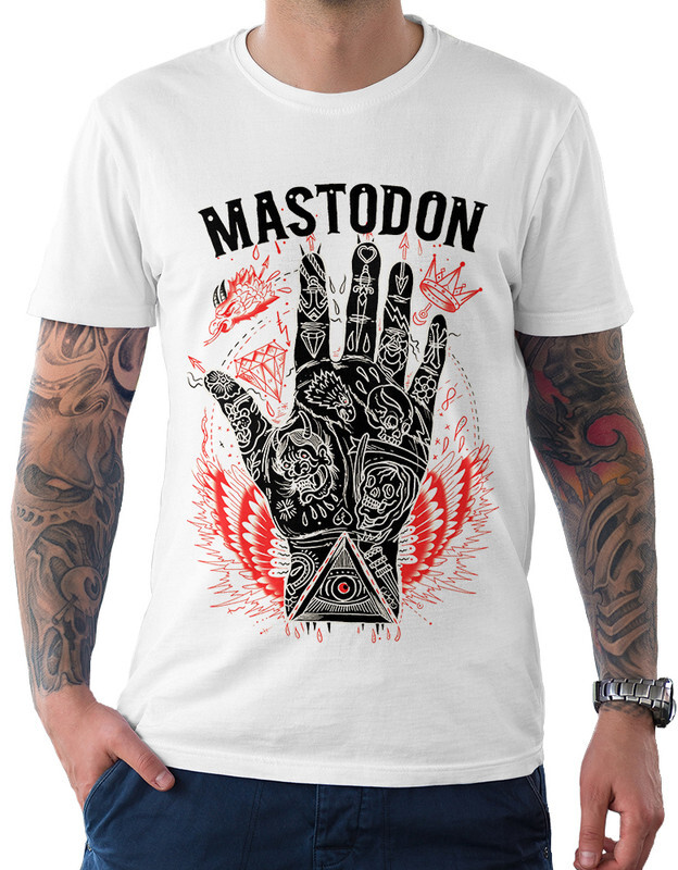 фото Футболка мужская design heroes mastodon белая xl