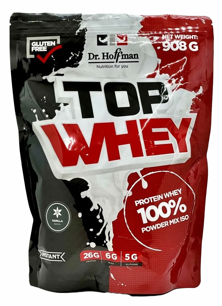 Dr. Hoffman Top Whey, пакет 908 г (вкус: шоколад)
