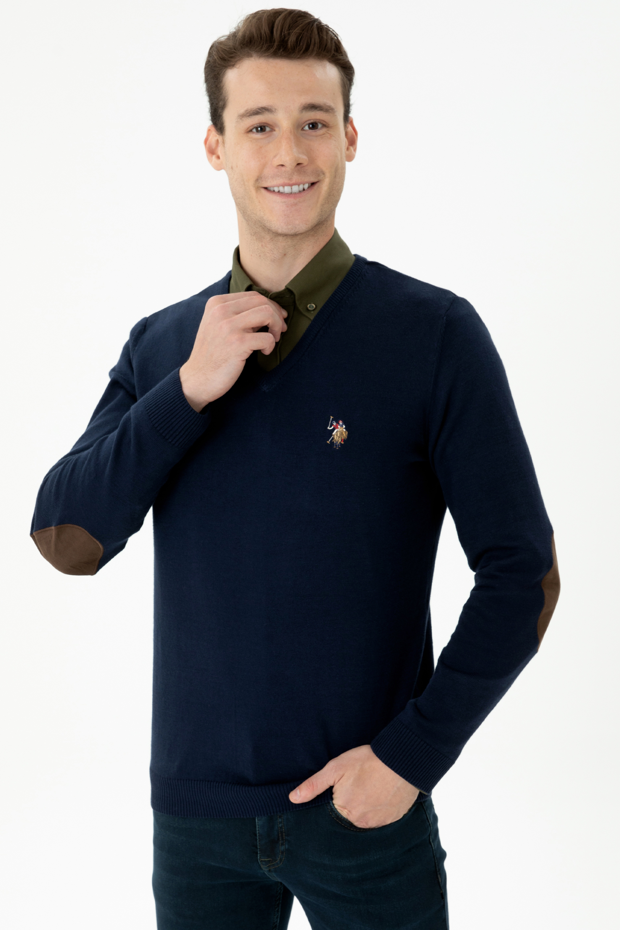 

Пуловер мужской U.S. POLO Assn. G081SZ0TK0TD03-BSK23 синий L, G081SZ0TK0TD03-BSK23