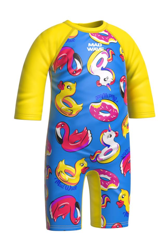 Детский пляжный текстиль Ducky kids swimsuit Синий,M
