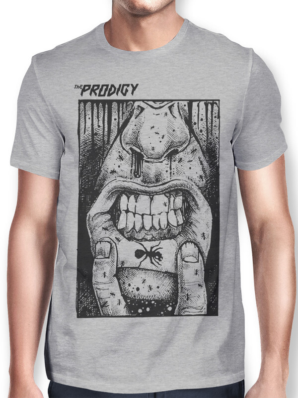 фото Футболка мужская design heroes the prodigy серая 3xl