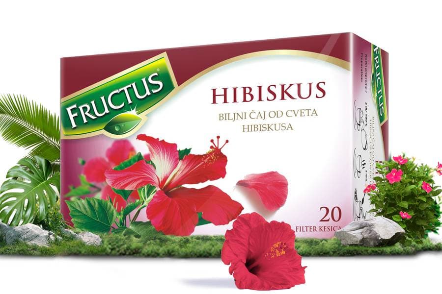 Чай FRUCTUS из цветков гибискуса 20 пак. ? 1,5 г