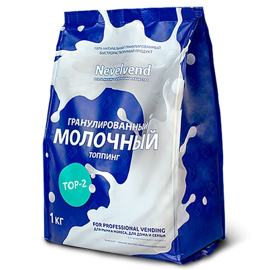 

Топпинг NEVELVEND молочный 9% гранулированный 1000 г