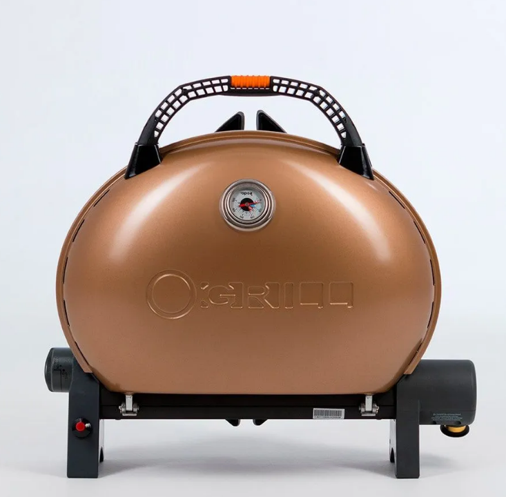 фото Газовый гриль o-grill 500mt black-gold + адаптер а 500mt_gold