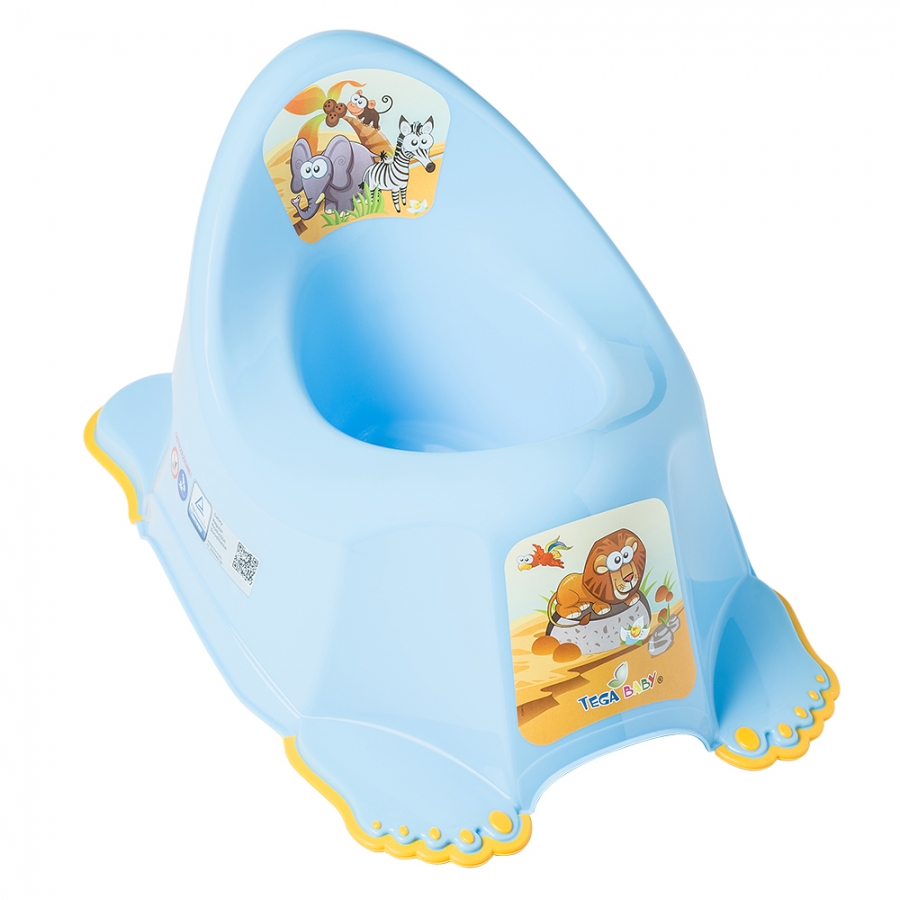 

Горшок детский музыкальный Tega Baby Сафари, синий, SAFARI