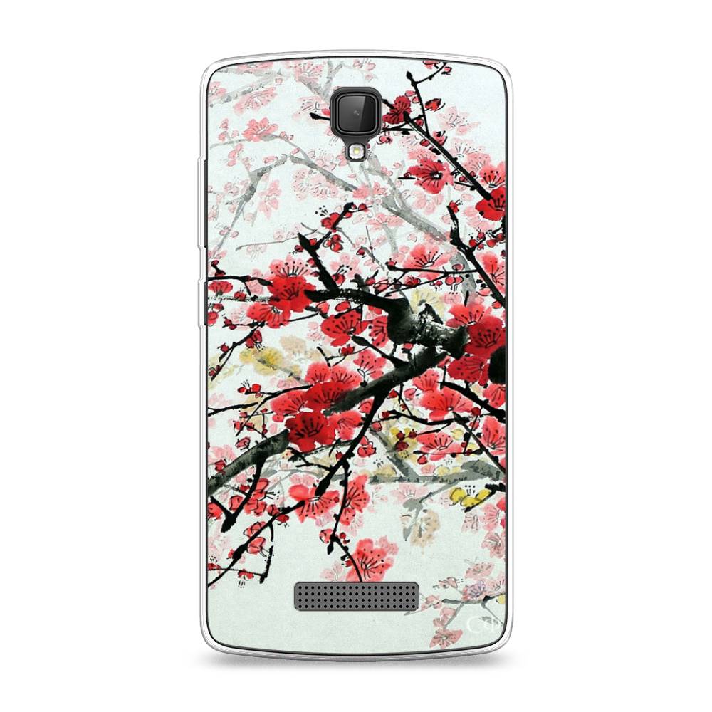 

Чехол Awog на ZTE Blade L5 (L5 Plus) / ЗТЕ Блэйд L5 (L5 Plus) "Сакура", 130350-4