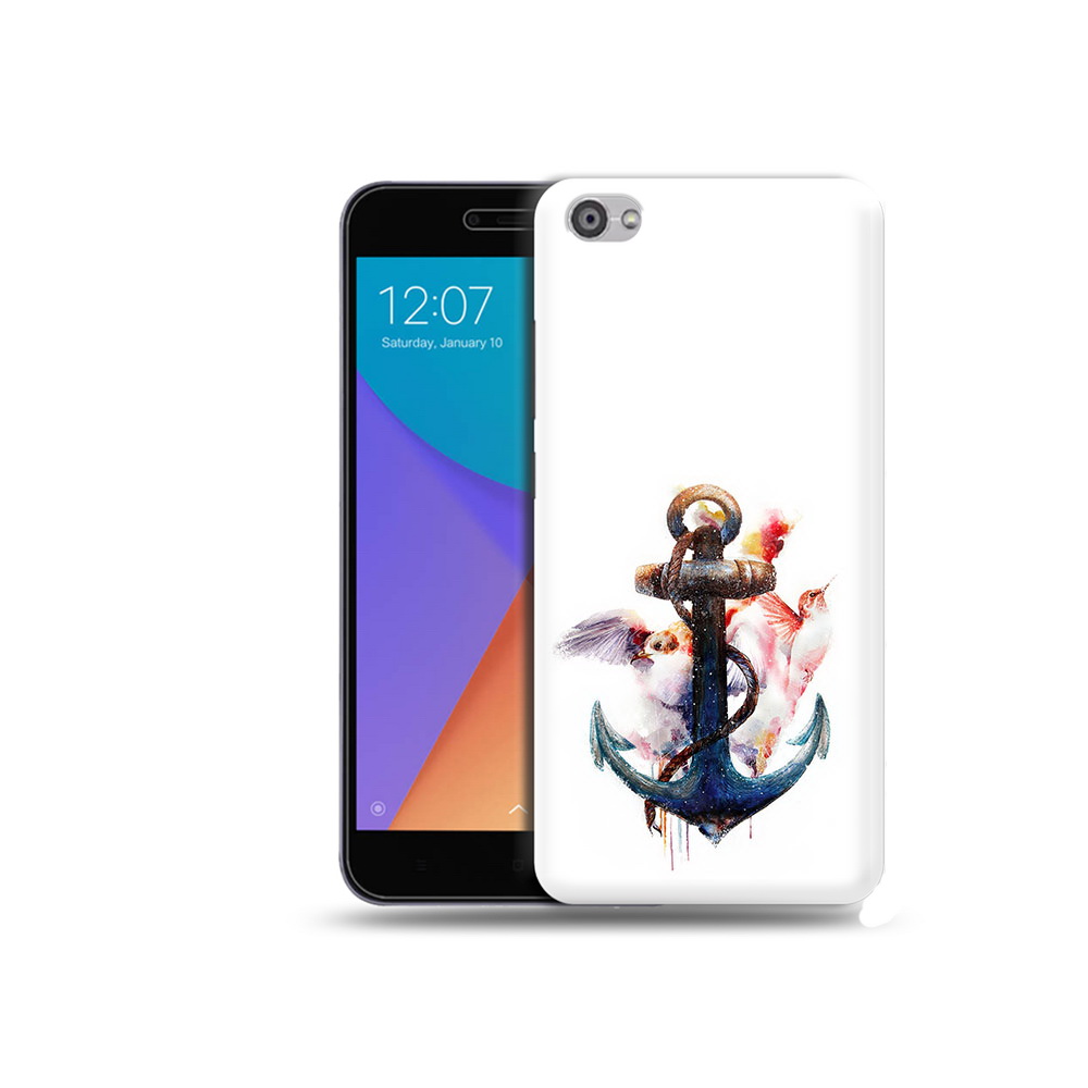 

Чехол MyPads Tocco для Xiaomi Redmi Note 5A якорь с птицами (PT75665.324.703), Прозрачный, Tocco
