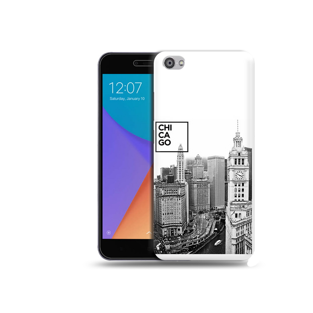 

Чехол MyPads Tocco для Xiaomi Redmi Note 5A черно белый чикаго (PT75665.324.689), Прозрачный, Tocco