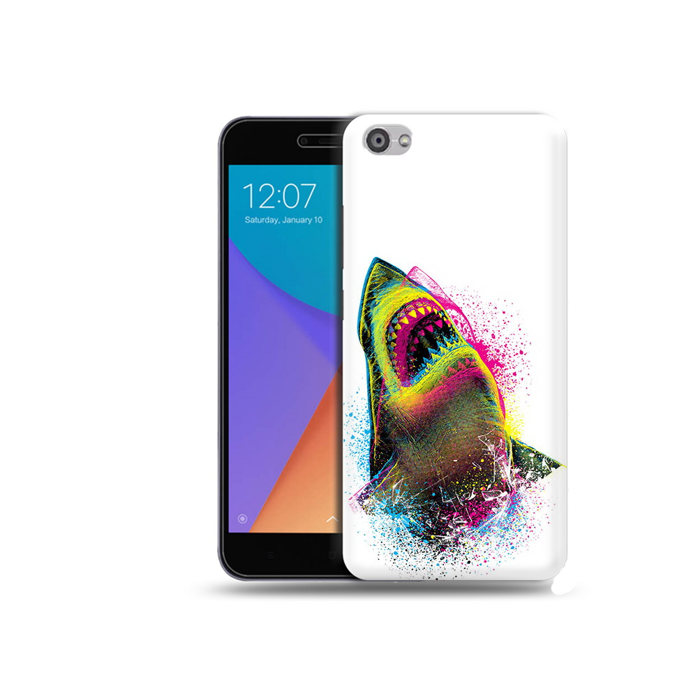 

Чехол MyPads Tocco для Xiaomi Redmi Note 5A челюсти-2 (PT75665.324.674), Прозрачный, Tocco