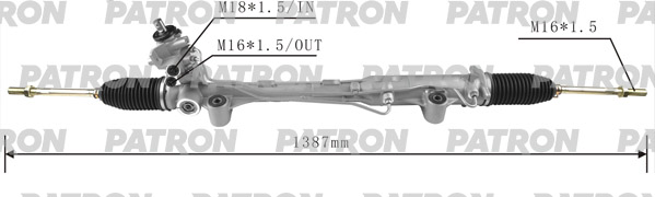 

Рейка рулевая без сервопривода PORSCHE CAYENNE TOUAREG 02-10 PATRON PSG3063