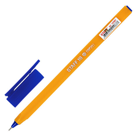 

Ручка шариковая масляная Staff EVERYDAY OBP-291, синяя, корпус оранжевый, 142997, 48 шт