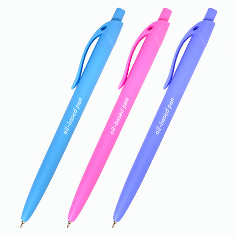 

Ручка шариковая масляная Brauberg FRUITY Pastel, синяя, 142959, OBPR323, 24 шт