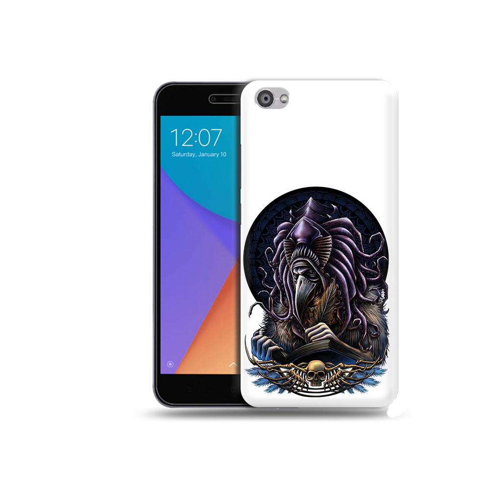 

Чехол MyPads Tocco для Xiaomi Redmi Note 5A умный ворон (PT75665.324.650), Прозрачный, Tocco