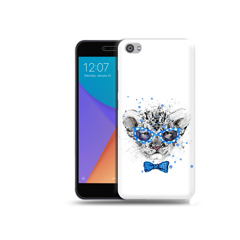 

Чехол MyPads Tocco для Xiaomi Redmi Note 5A тигренок с бабочкой (PT75665.324.642), Прозрачный, Tocco