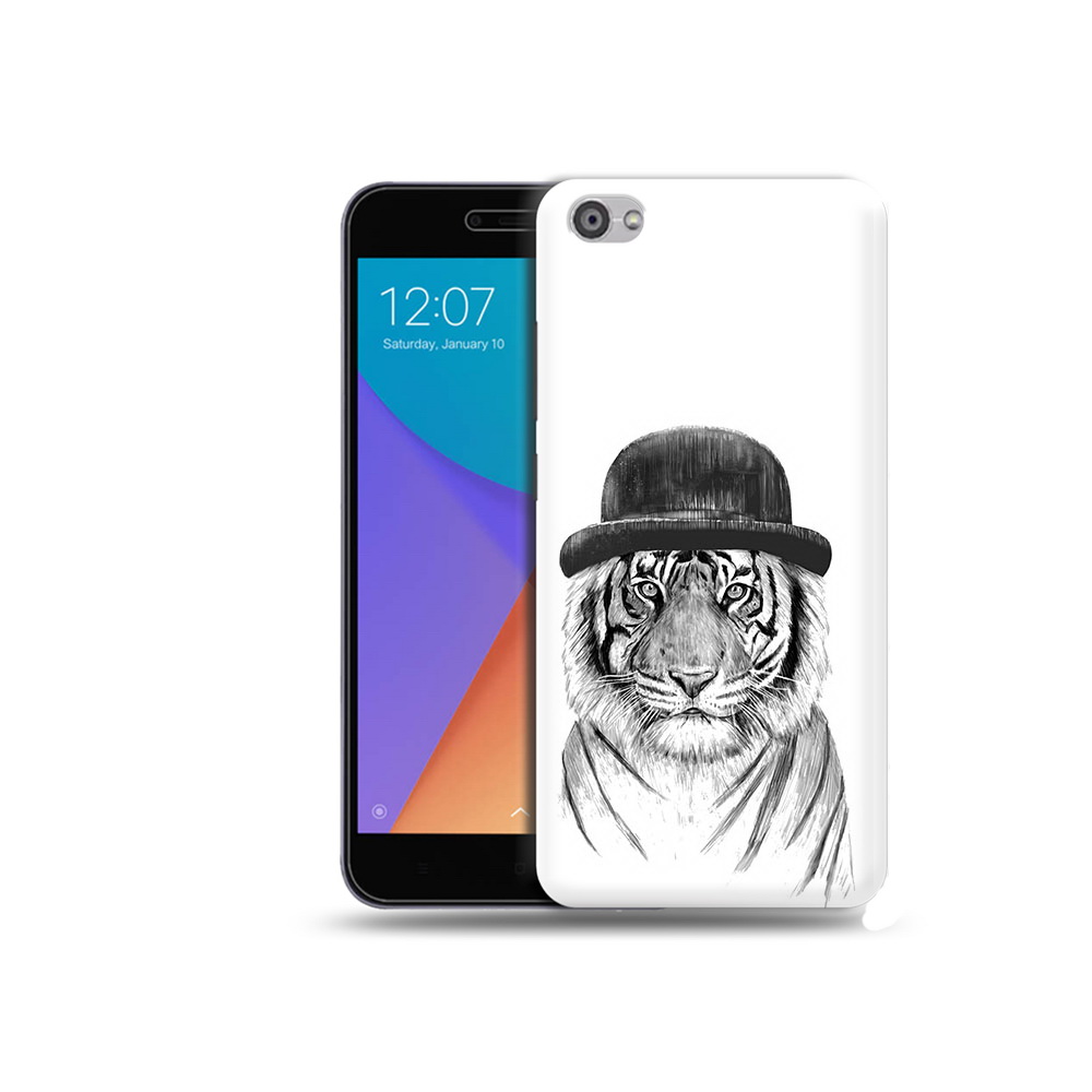 

Чехол MyPads Tocco для Xiaomi Redmi Note 5A тигр британец (PT75665.324.641), Прозрачный, Tocco