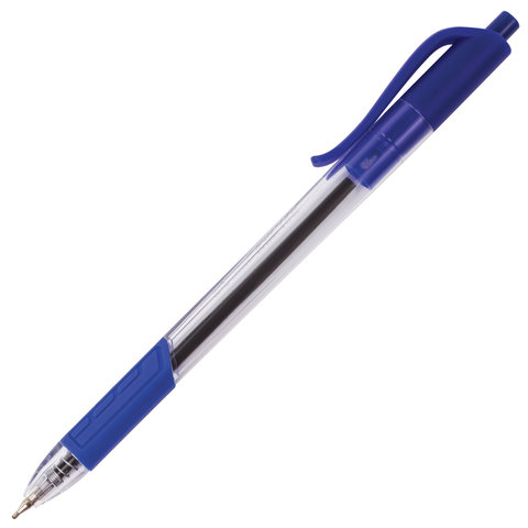 

Ручка шариковая масляная автоматическая Brauberg Extra Glide R-Grip, синяя, 142930, 36 шт