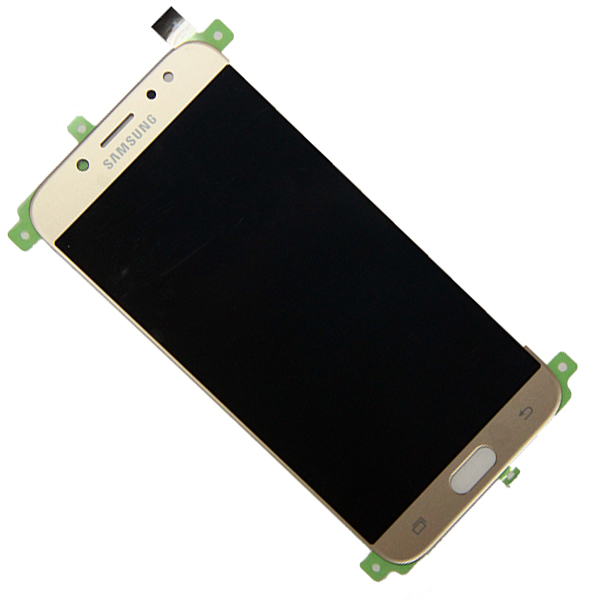 Дисплей для Samsung Galaxy J7 2017 в сборе с тачскрином (AMOLED с регул. подсветки) золото