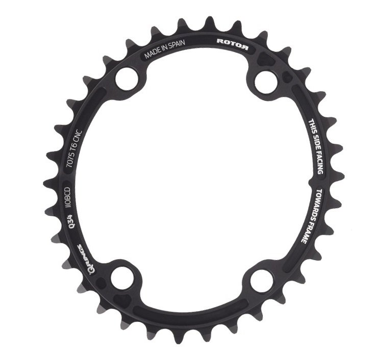 

Звезда Rotor Chainring Q BCD110X5 Inner Black 38t (C01-002-23010A-0), Черный, Q-ring