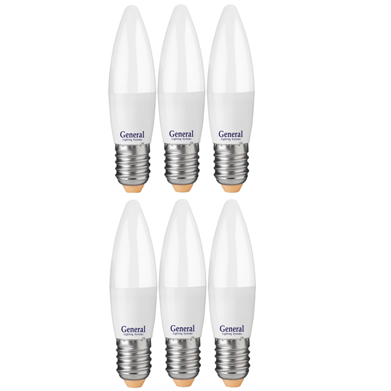 фото Лампочка general glden-cf-10-230-e27-2700, 6шт