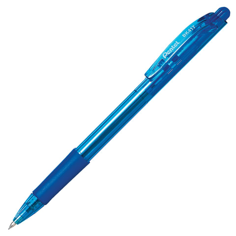 

Ручка шариковая масляная автоматическая Pentel Fine Line, синяя, BK417-CN, 24 шт