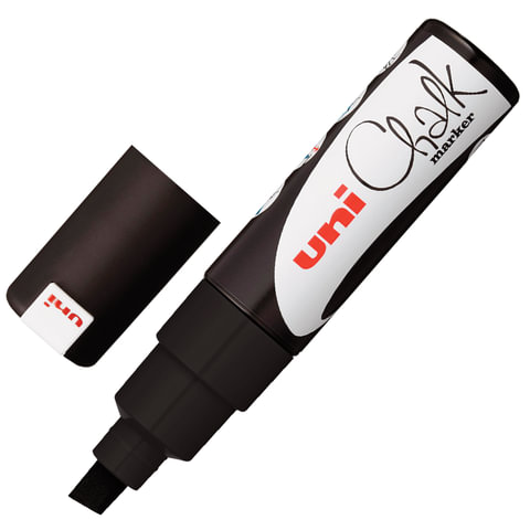 

Маркер меловой UNI Chalk, 8 мм, черный, PWE-8K BLACK, 3 шт