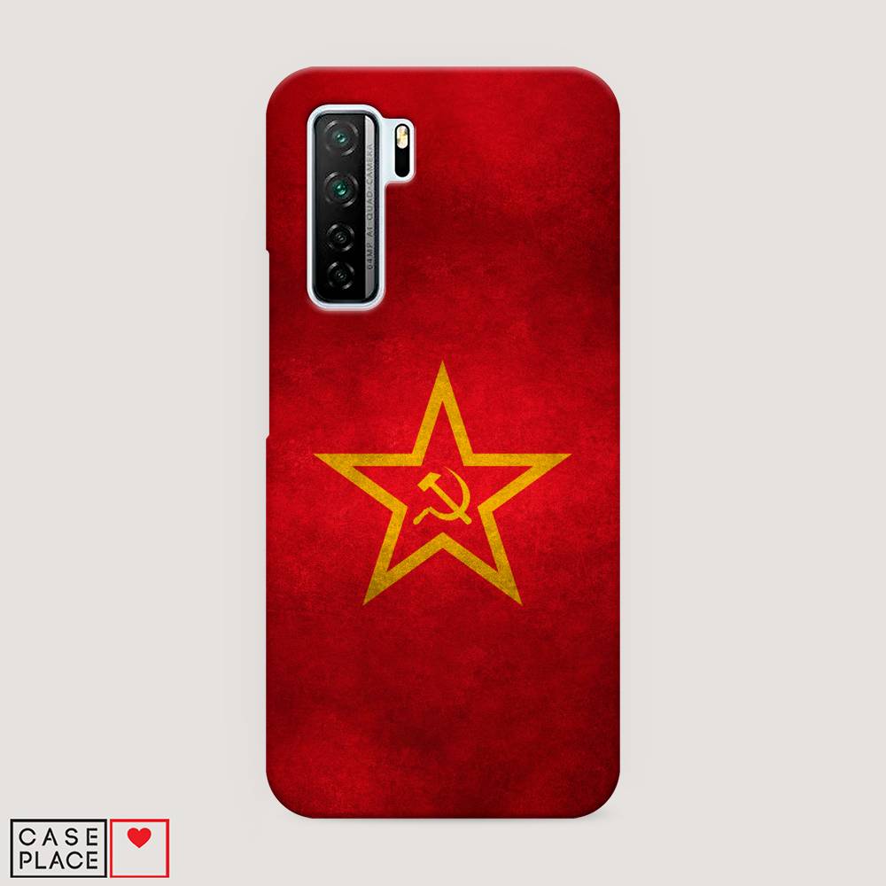 фото Чехол awog "красное знамя" для honor 30s (global)