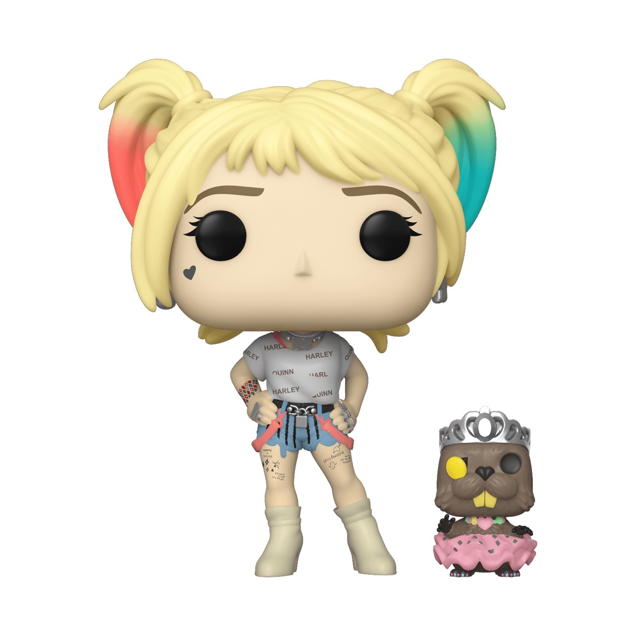 Фигурка Funko POP! DC: Birds of Prey: Harley Quinn with Beaver