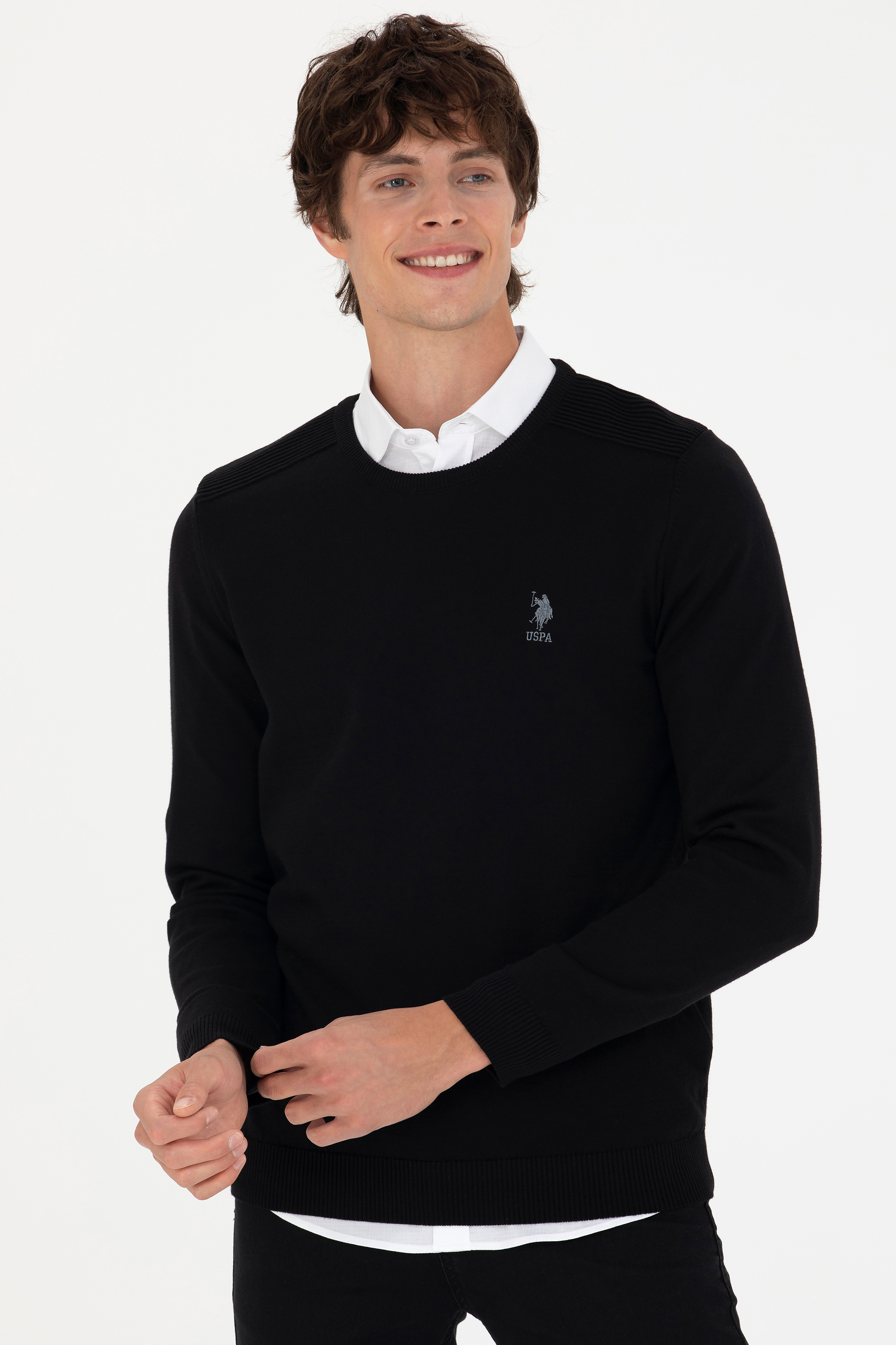 

Джемпер мужской U.S. POLO Assn. G081SZ0TK0TD01-BSK23 черный M, G081SZ0TK0TD01-BSK23