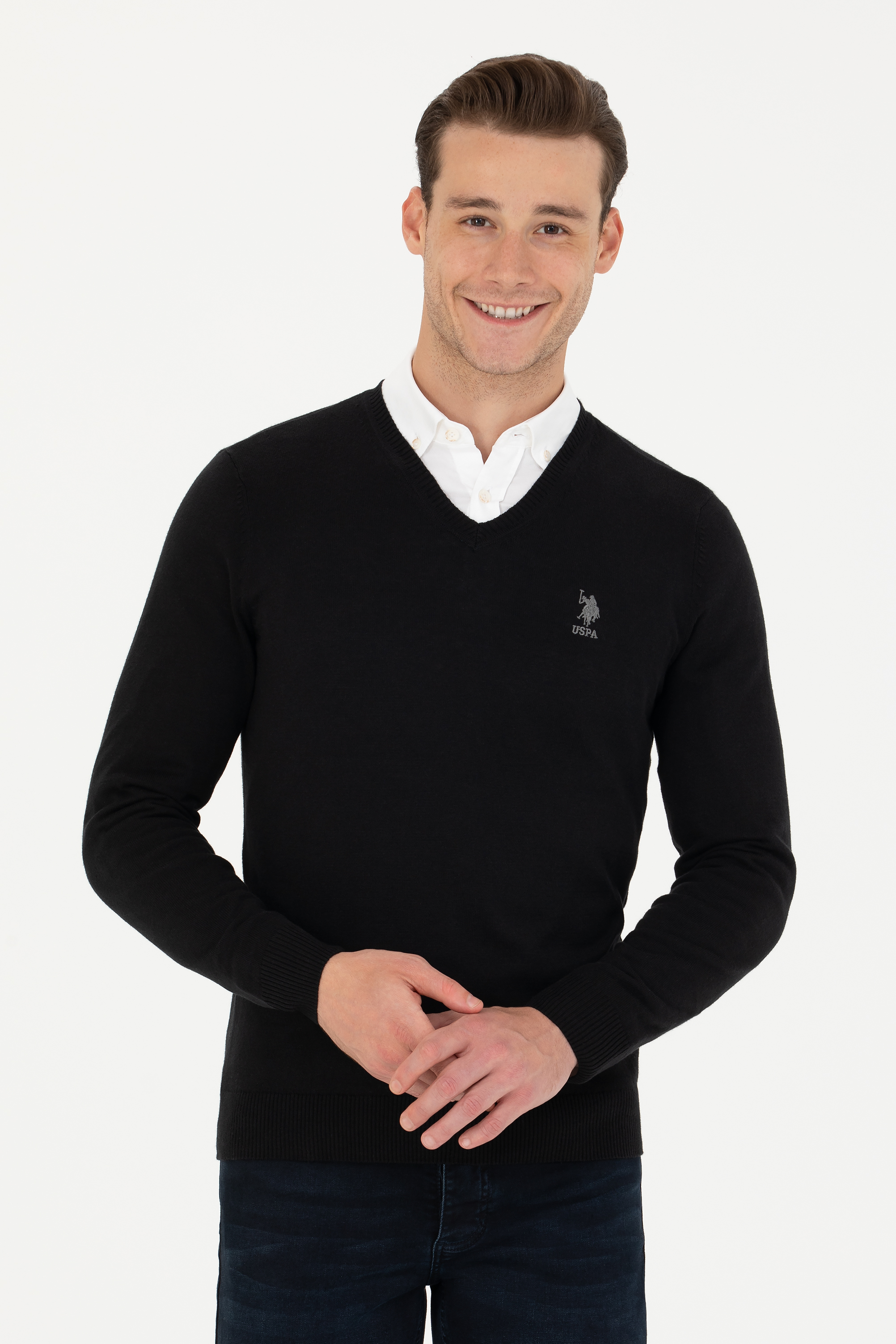 

Пуловер мужской U.S. POLO Assn. G081GL0TK0GTD02-GLBSK23 черный M, G081GL0TK0GTD02-GLBSK23