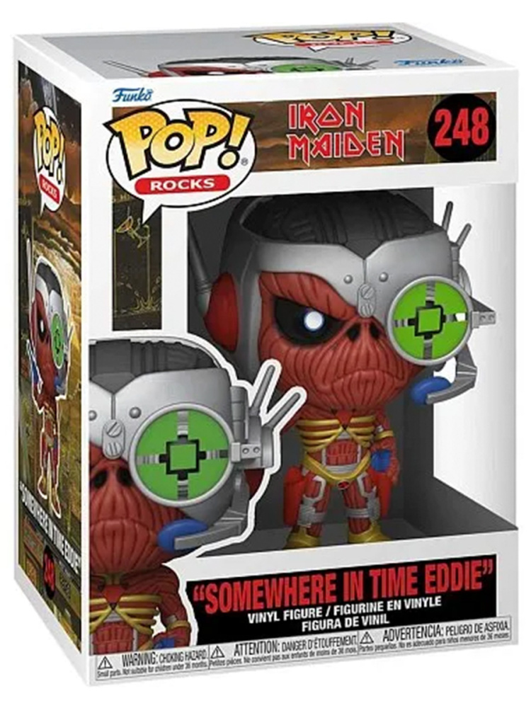

Фигурка POP! Эдди Айрон Мейден Iron Maiden Somewhere in Time №248 11 см, Музыка