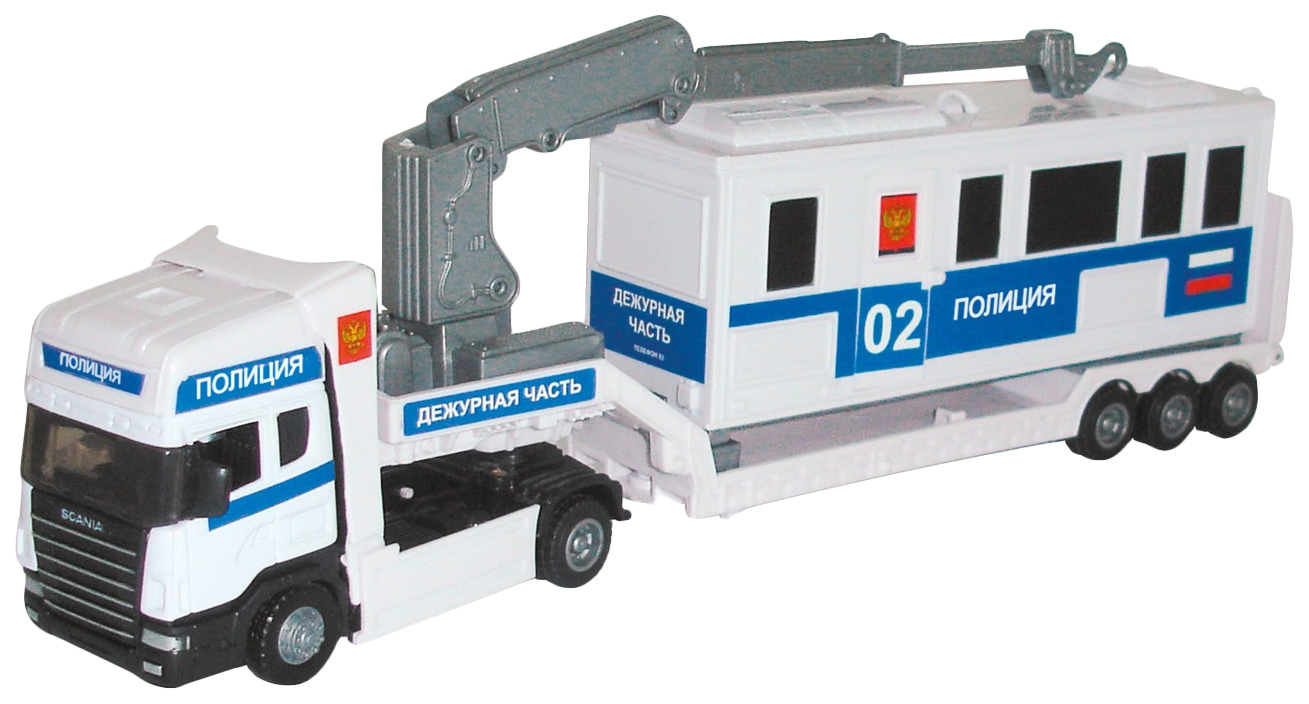 Машинка Autotime Scania Полиция 1:48 74689W-RUS