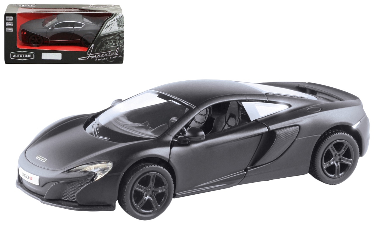 

Машинка коллекционная Autotime McLaren 650S Imperial Black Edition 5' 49929W-RUS
