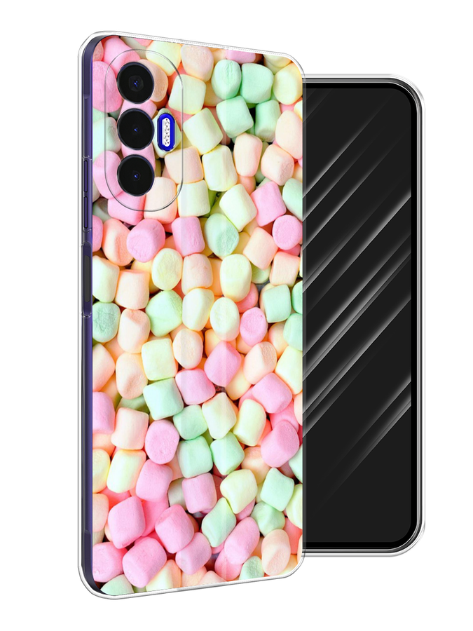 

Чехол Awog на Tecno Pova 3 "Marshmallows", Разноцветный, 301550-10