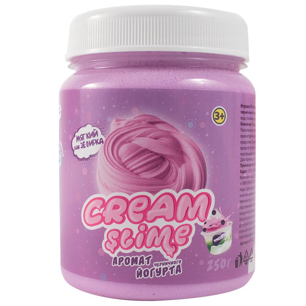 фото Слайм cream с ароматом черничного йогурта, 250 г slime