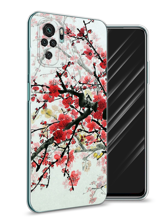 

Чехол Awog на Xiaomi Redmi Note 10/Note 10S/M5s "Сакура", Разноцветный, 39950-4